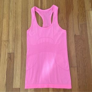 Hot Pink Lululemon Swiftly Tank Top